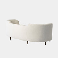 Lauren 90" Stylishly Curved Sofa With Legs