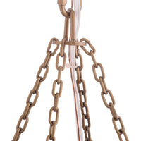 Jhene 36" Dramatic Cascading Antique Brass Chandelier