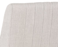 Halden Beige Linen & Gold Counter Stool