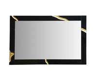 Fable Modern Black Gloss with Gold Mirror