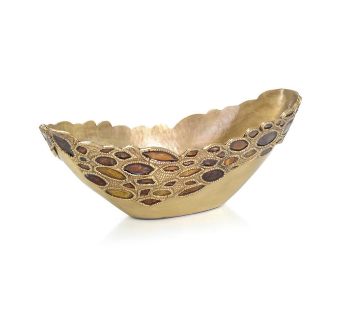 Brass Jewels Bowl - Luxury Living Collection
