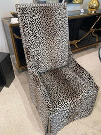 Juelz Print Dining Chair With Skirt - Luxury Living Collection