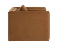 Kira Cognac/Gold Accent Chair