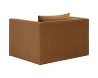 Kira Cognac/Gold Accent Chair
