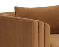 Kira Cognac/Gold Accent Chair