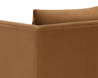 Kira Cognac/Gold Accent Chair