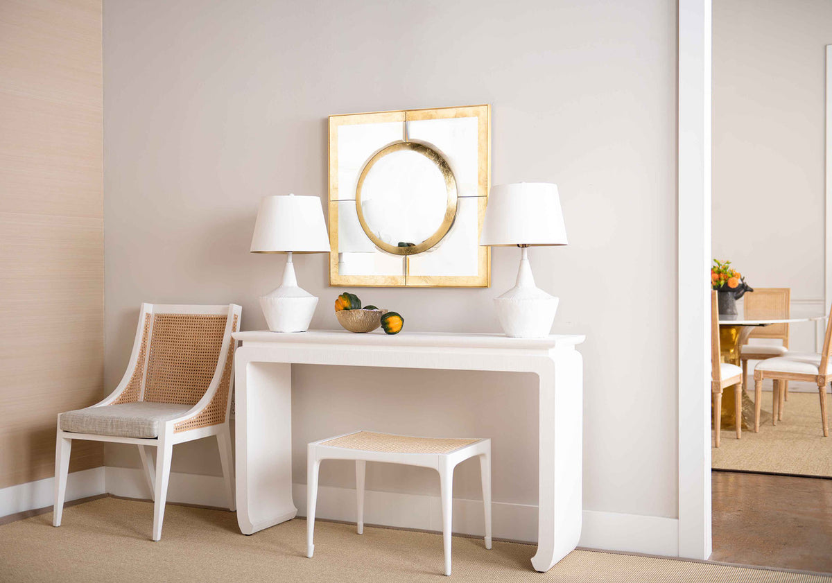Vani 52" White Console Table