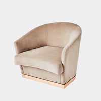Ginger Velvet Accent Chair