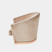 Ginger Velvet Accent Chair