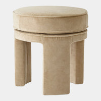 Lily Beige Ottoman