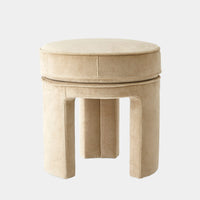 Lily Beige Ottoman