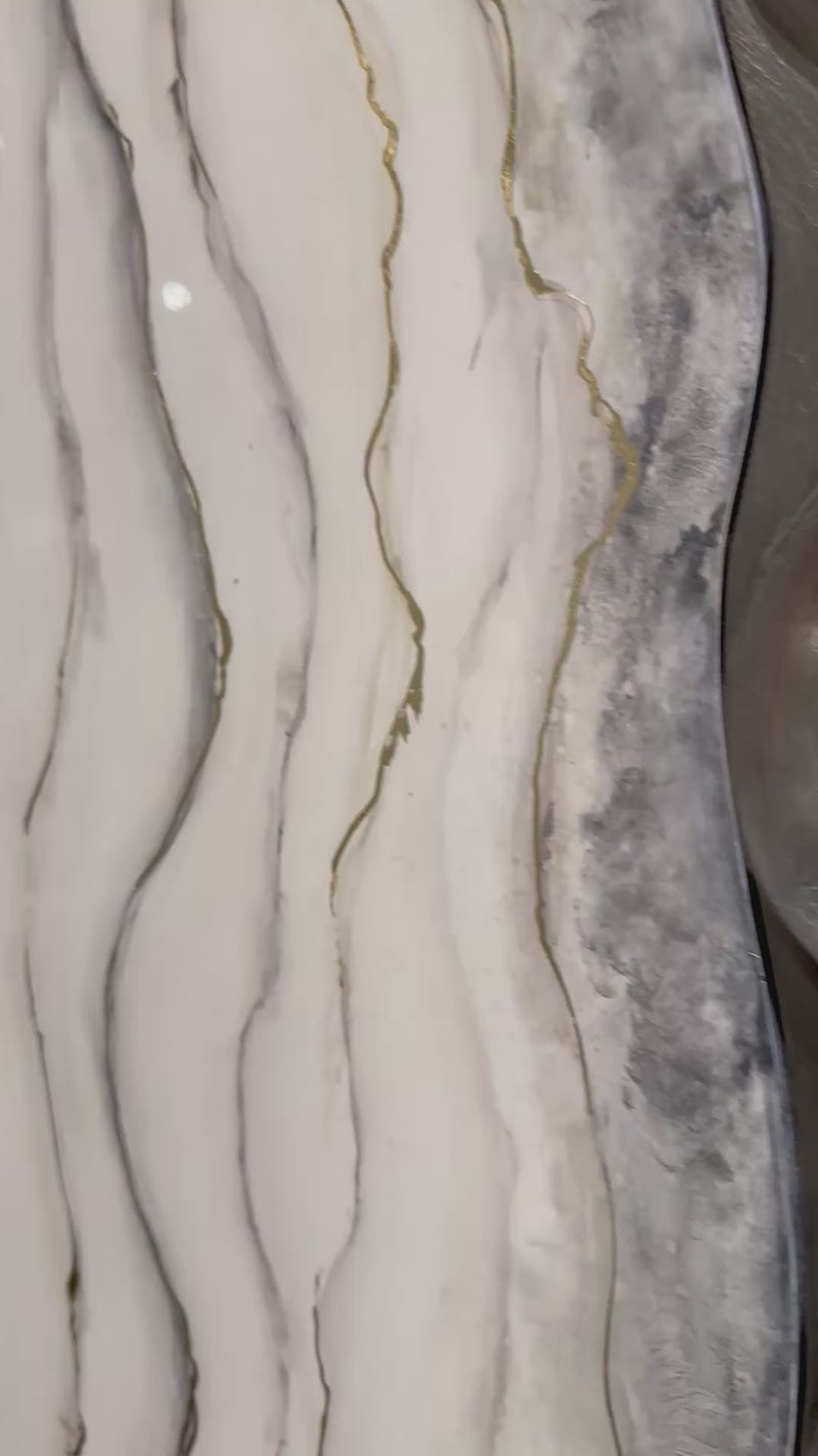 Drago Grey Agate Mirror