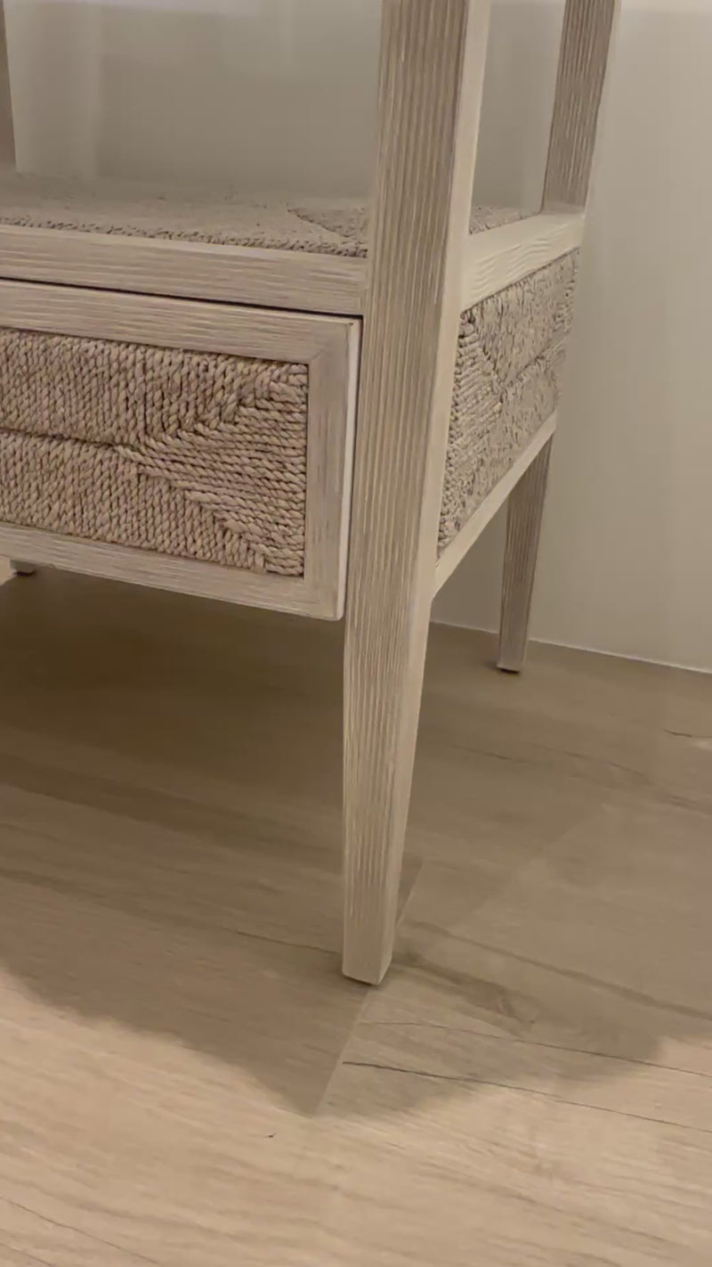 Santa Barbara Nightstand - White Sand