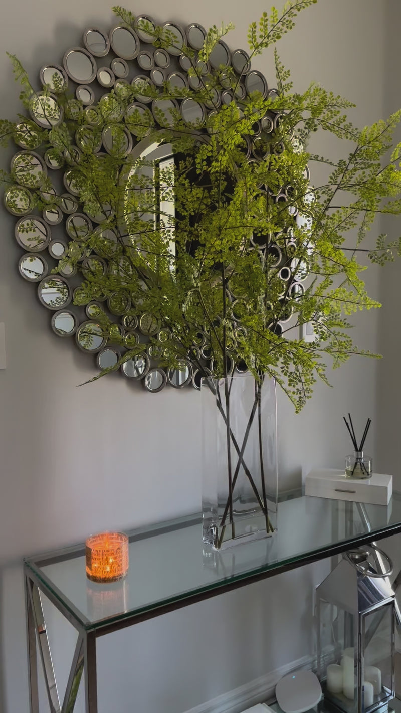 Ellasandra Aqua Fern in Vase - Luxury Living Collection