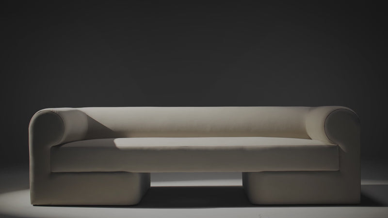 Ionic 97.75" Taupe Sofa