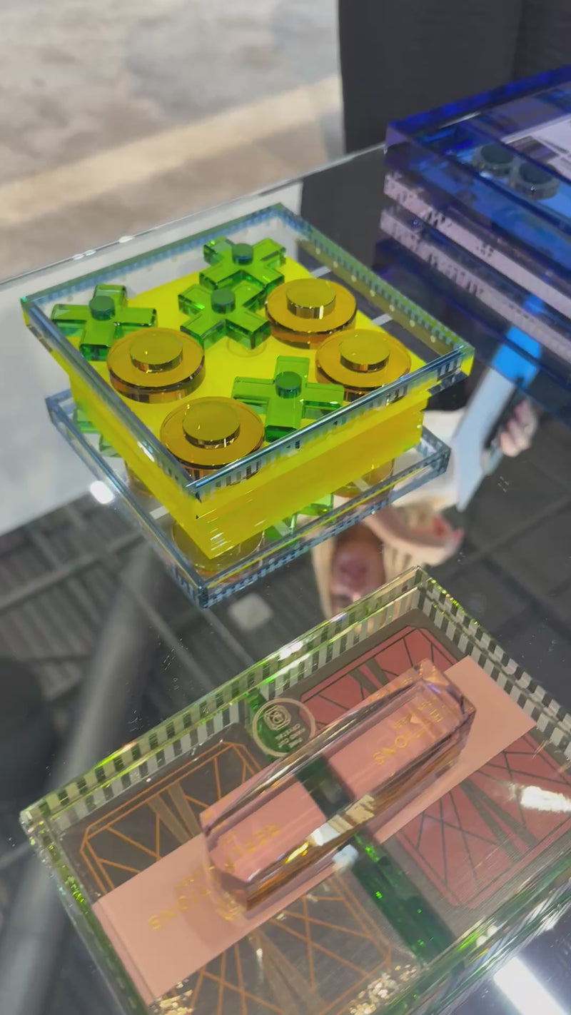 Amira European Artist Collection Crystal Backgammon