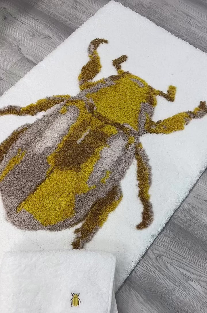 Beatle 100% Egyptian Cotton Luxury Bath Rug