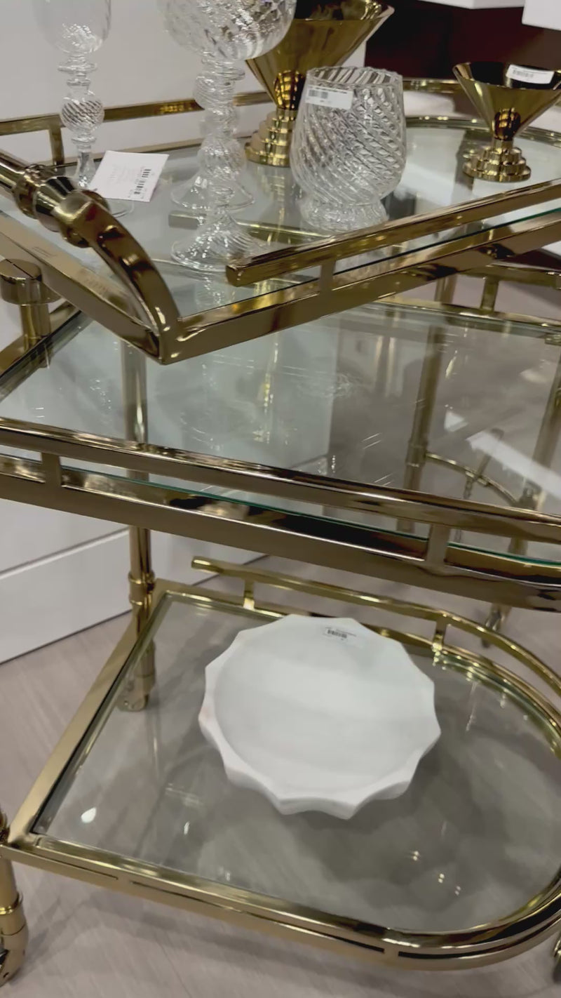 Amelia Gold Bar Cart