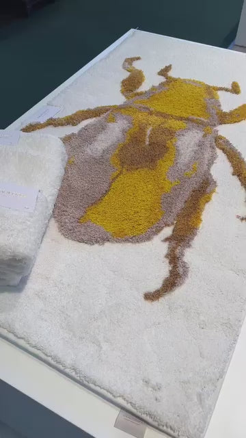 Beatle 100% Egyptian Cotton Luxury Bath Rug