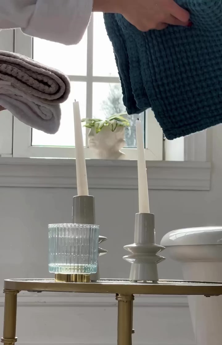 Aura Fog Luxury Bath Towels