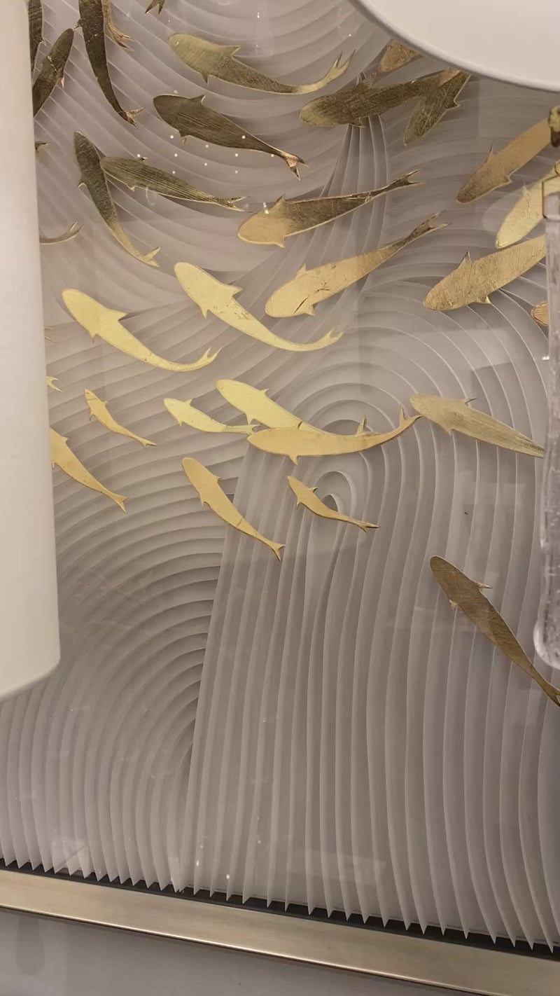 Jocasta School of Fish Wall Decor - Luxury Living Collection