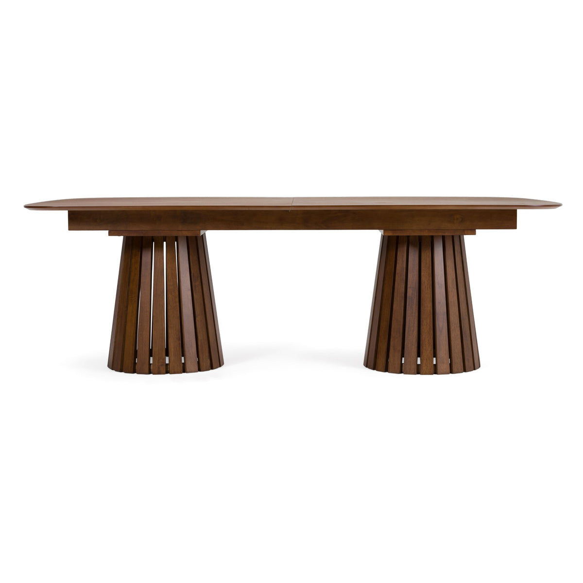Turner 94.5"/118.1" Mid-Century Modern Walnut Extendable Dining Table