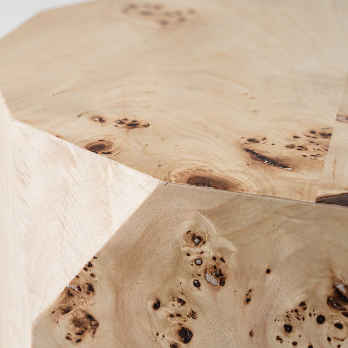 Kota Modern Mapa Burl Round End Table