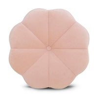 Petals Textured Pink Performance Velvet Storage Ottoman