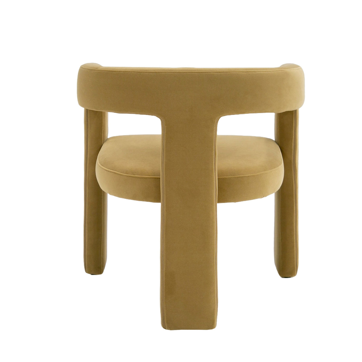 Ferah Modern Tan Fabric Dining Chair