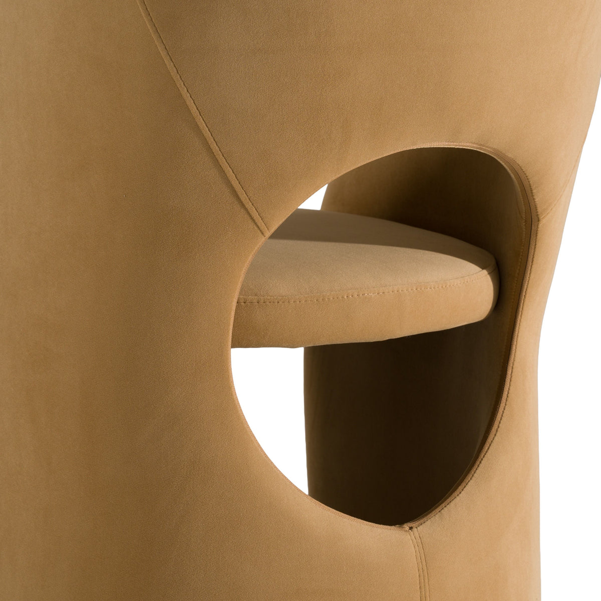 Digby Modern Tan Fabric Dining Chair