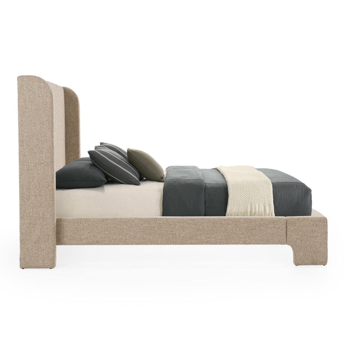 Mirabelle Modern Beige Bed