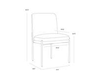 Richie Forest Green & Gold Dining Chair