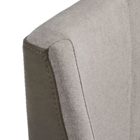 Aarya Grey & Brass Counter Stool