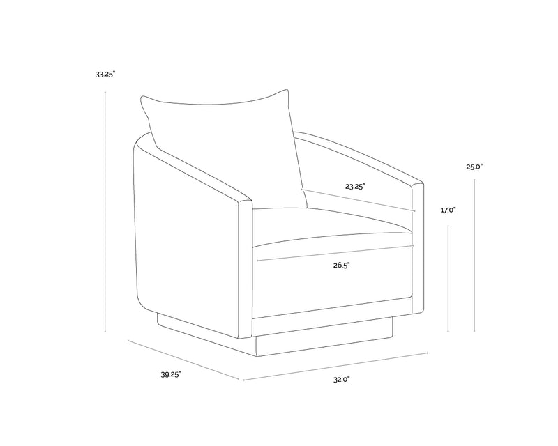 Gannon Sandstone Accent Chair