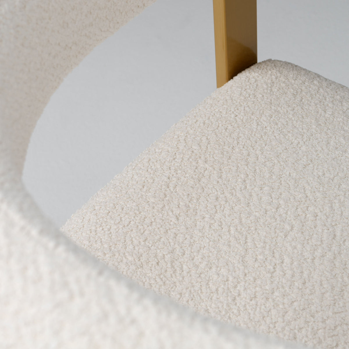 Thisbe Modern Beige & Gold Dining Chair