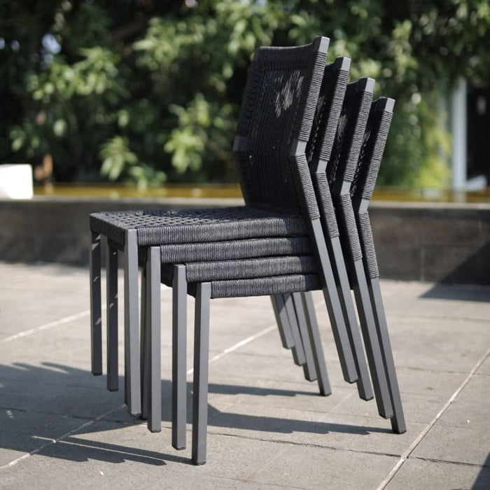 Lumiere Outdoor Stackable Side Dining Chair