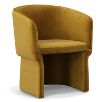 Mollie Burnt Umber Velvet Dining Chair