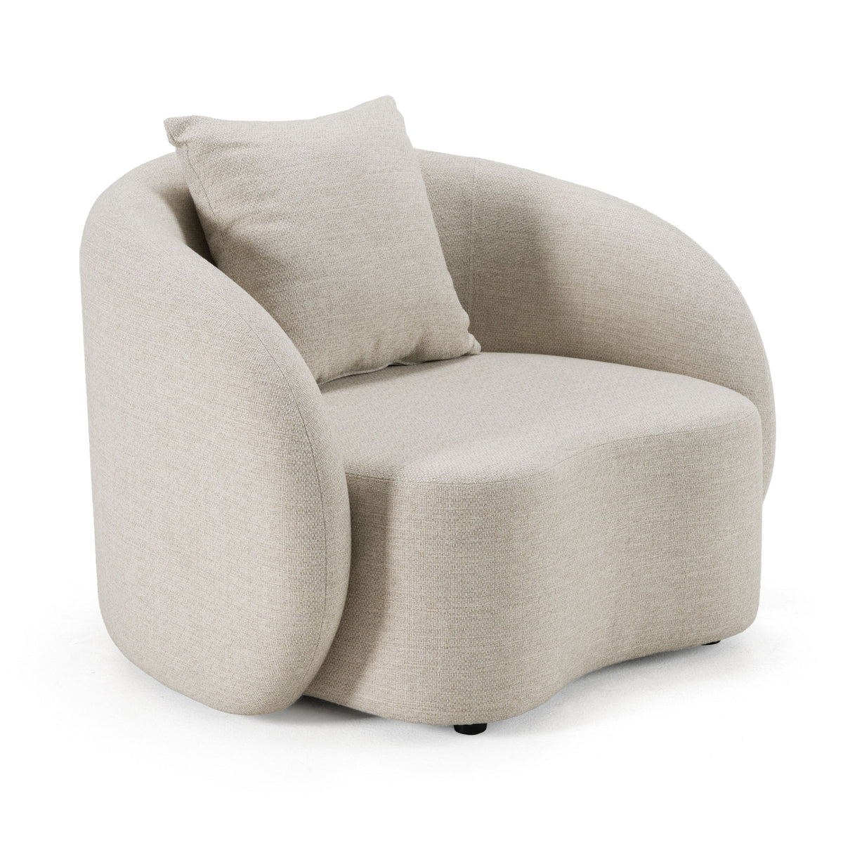 Helene Beige Outdoor Performance Fabric Chair