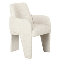Claude Modern Beige Fabric Dining Chair