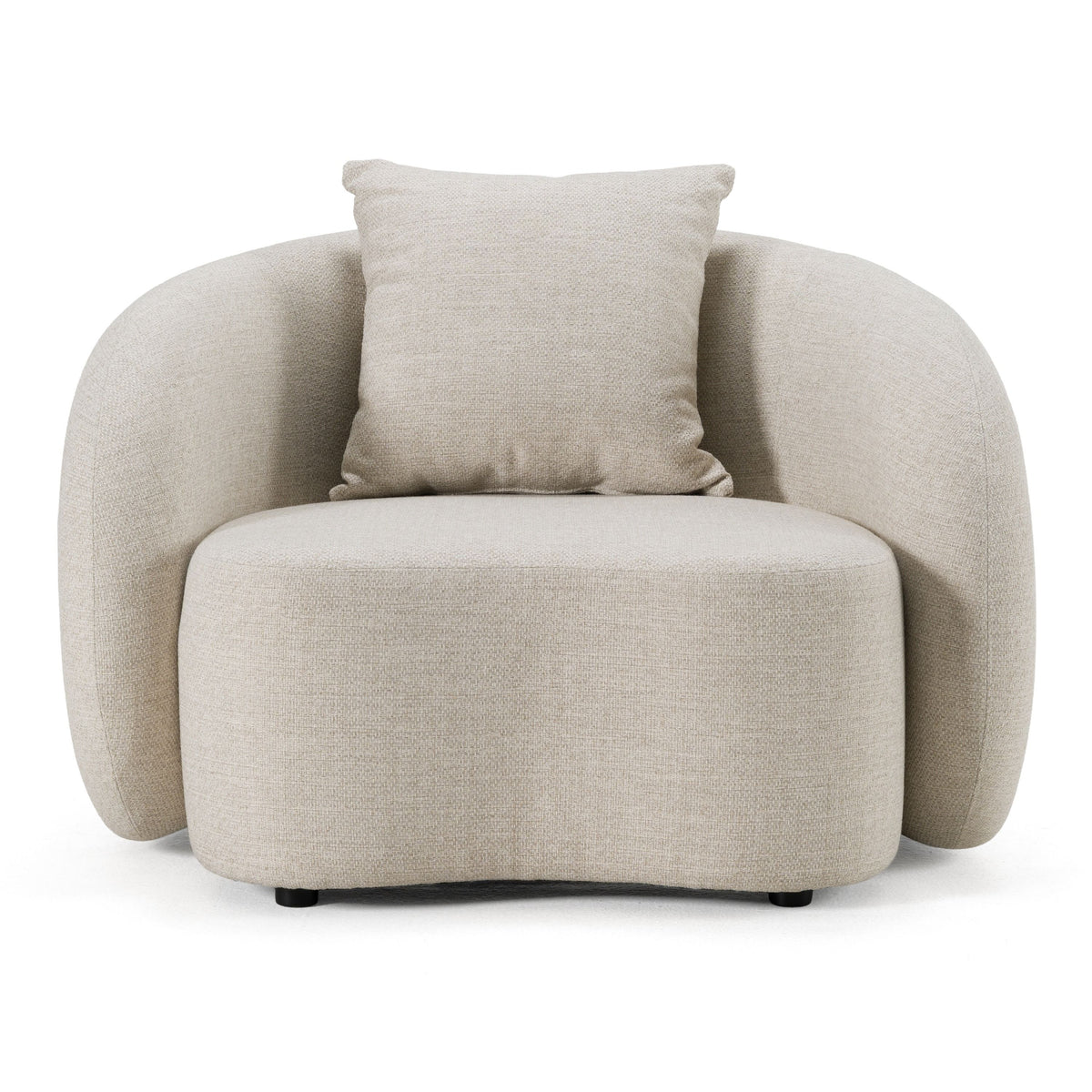 Helene Beige Outdoor Performance Fabric Chair