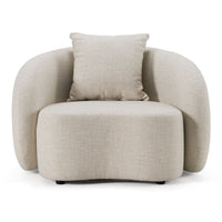 Helene Beige Outdoor Performance Fabric Chair