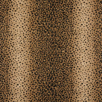 Emani Luxe Cheetah Velvet & Gold Ottoman