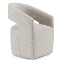 Gastra Beige Modern Fabric Dining Chair