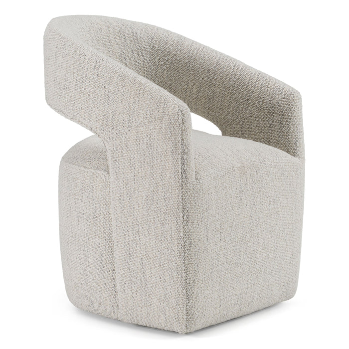 Gastra Beige Modern Fabric Dining Chair
