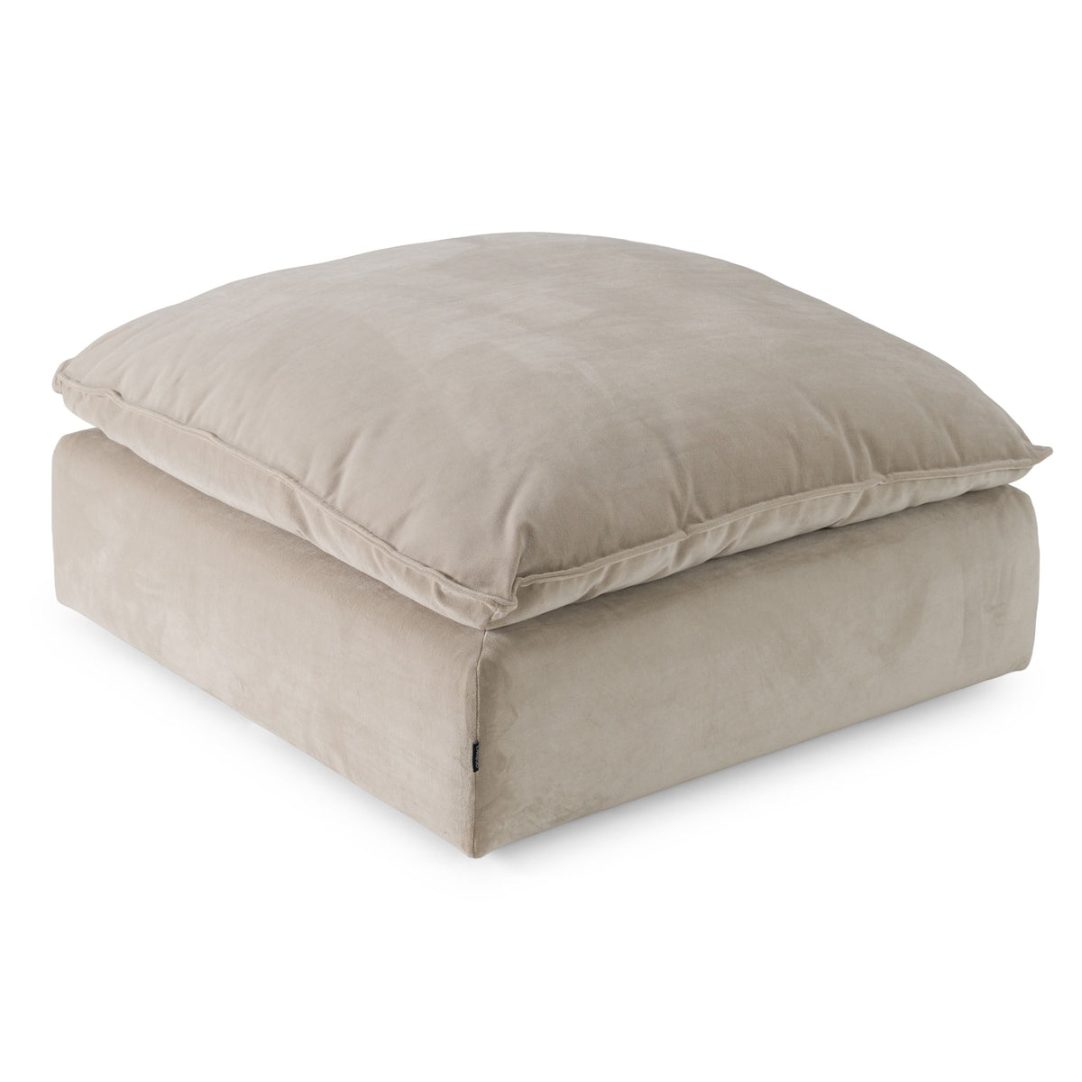 Braylee Modern Light Grey Sectional Ottoman