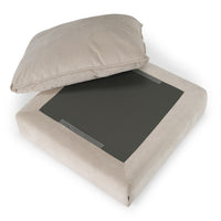 Braylee Modern Light Grey Sectional Ottoman