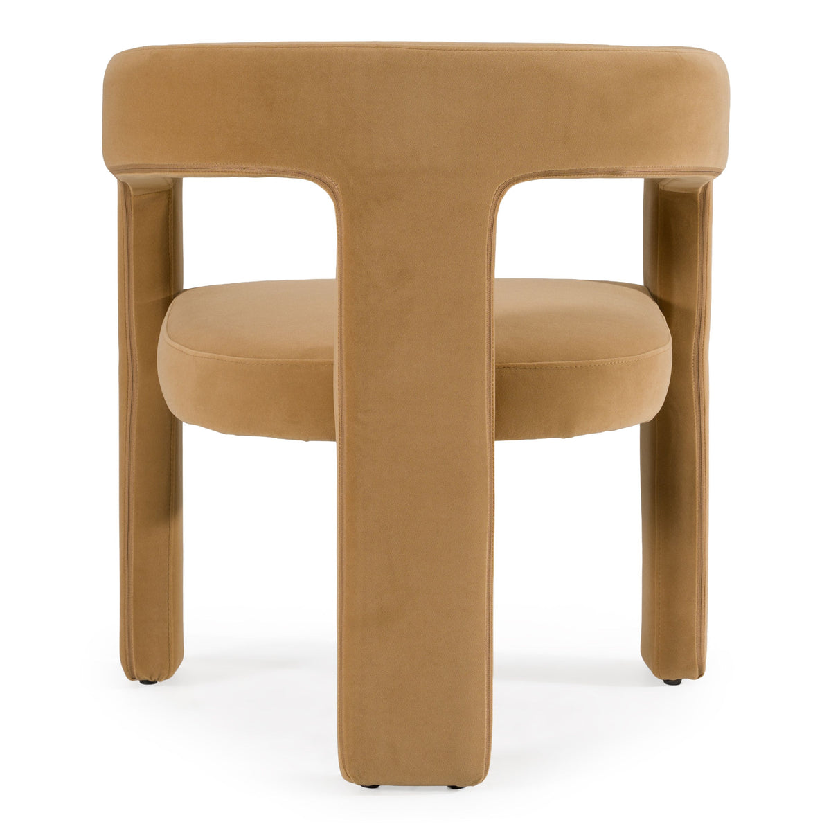 Ferah Modern Tan Fabric Dining Chair