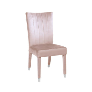 Vali Pink Velvet Dining Chair