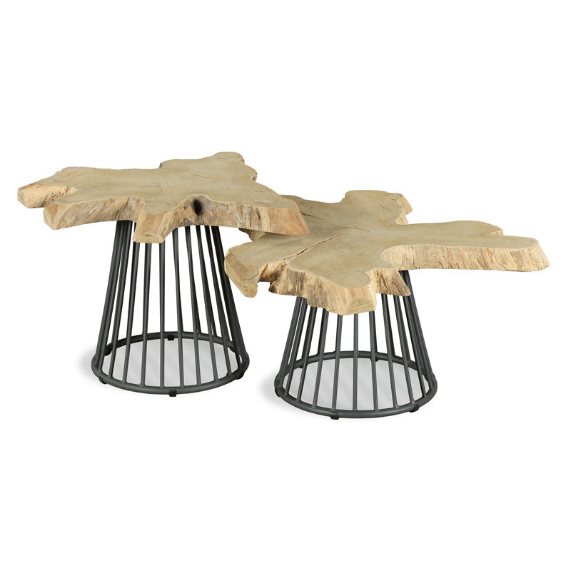 Lumiere Outdoor Teak Nesting Tables