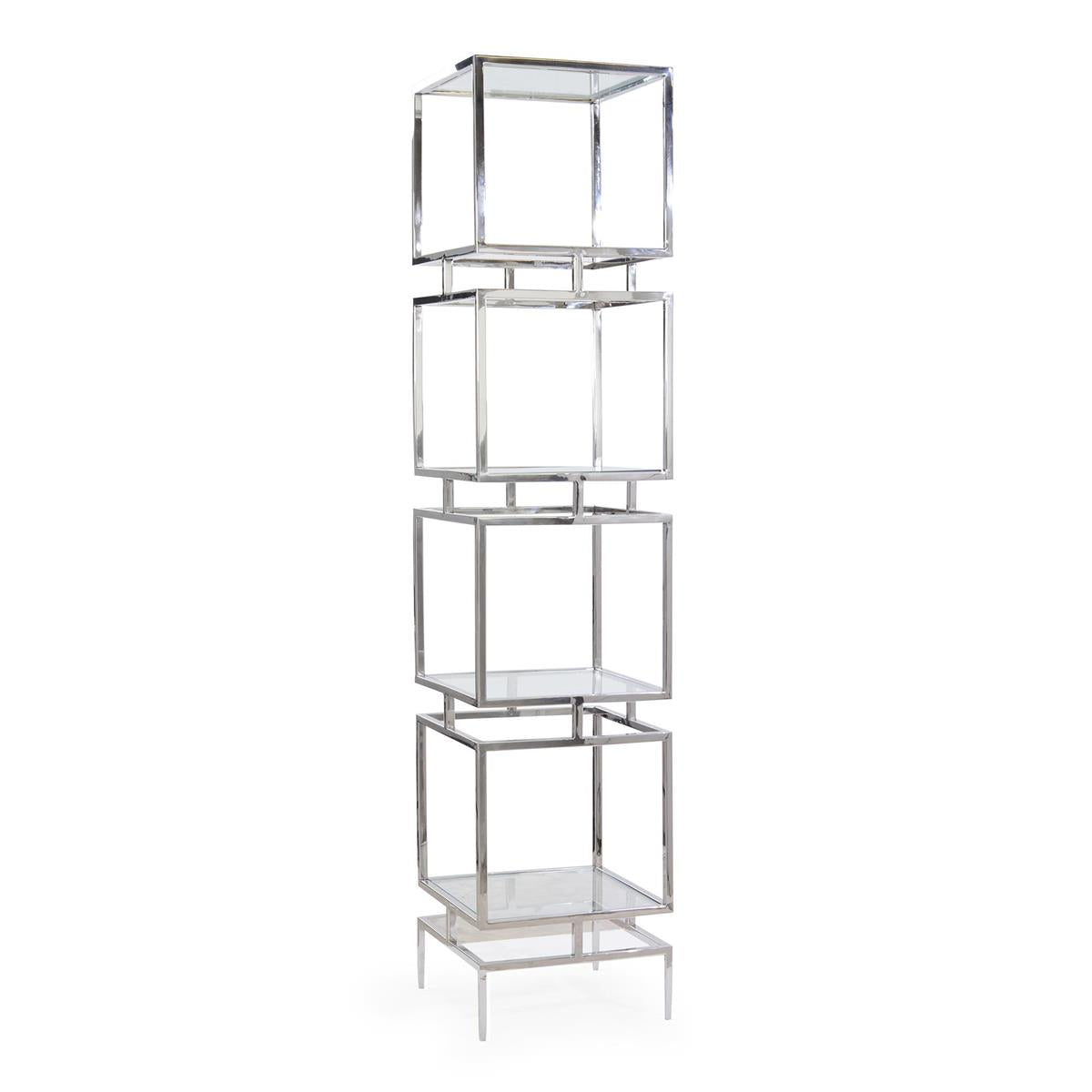 Perry Stainless Etagere - Luxury Living Collection